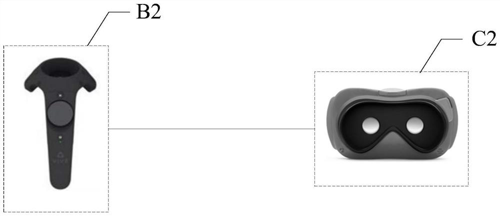 Image display method and device based on virtual reality vr equipment