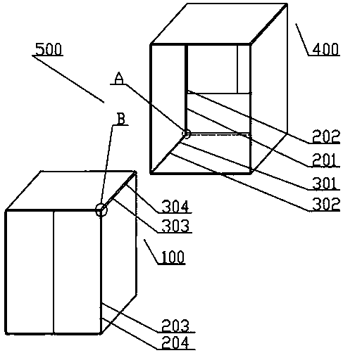 High-strength and recyclable tobacco strip honeycomb box