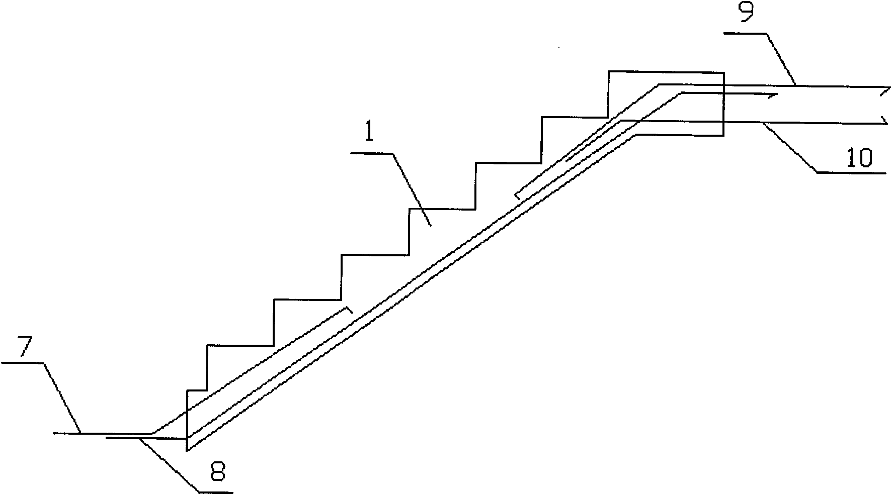 Stair connection joint device