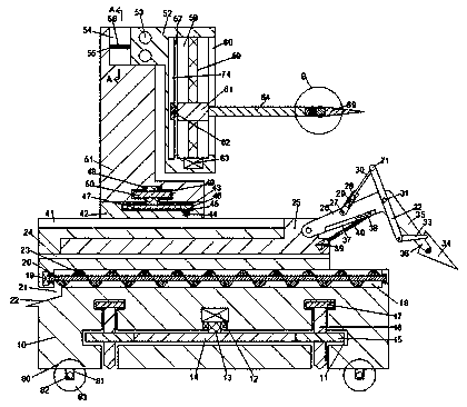 Complex difficult mining deposit large-scale automated mining device