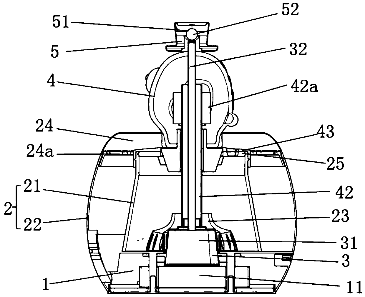 Hand-washing device