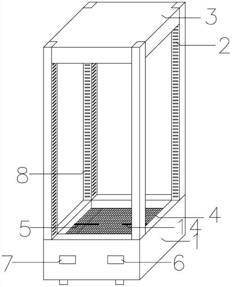 Method for quickly determining light intensity and temperature adaptation range of plants and device thereof