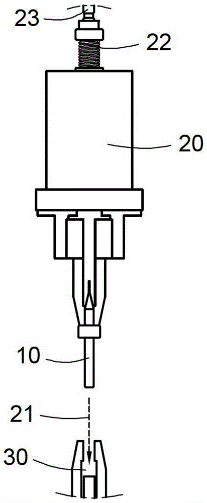 Micro-drill insertion method, insertion and removal device