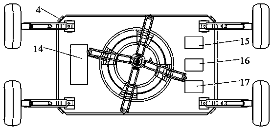 Intelligent weeding gapper in small shed and use method