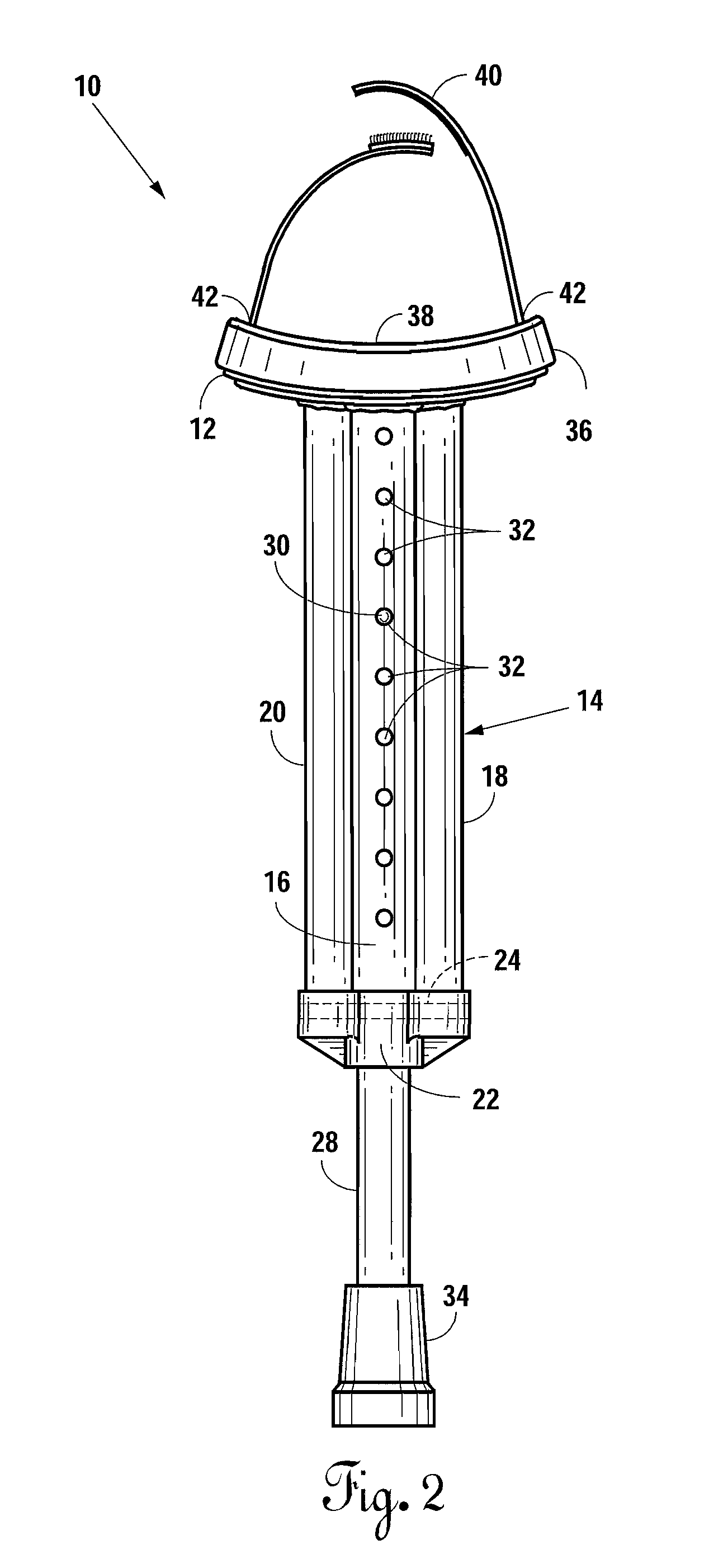 Adjustable support for a residual limb of an amputee