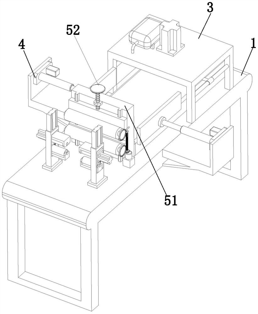 Rolling processing device of transition piece for battery processing