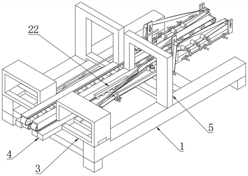 Full-automatic carton gluing and nailing all-in-one machine