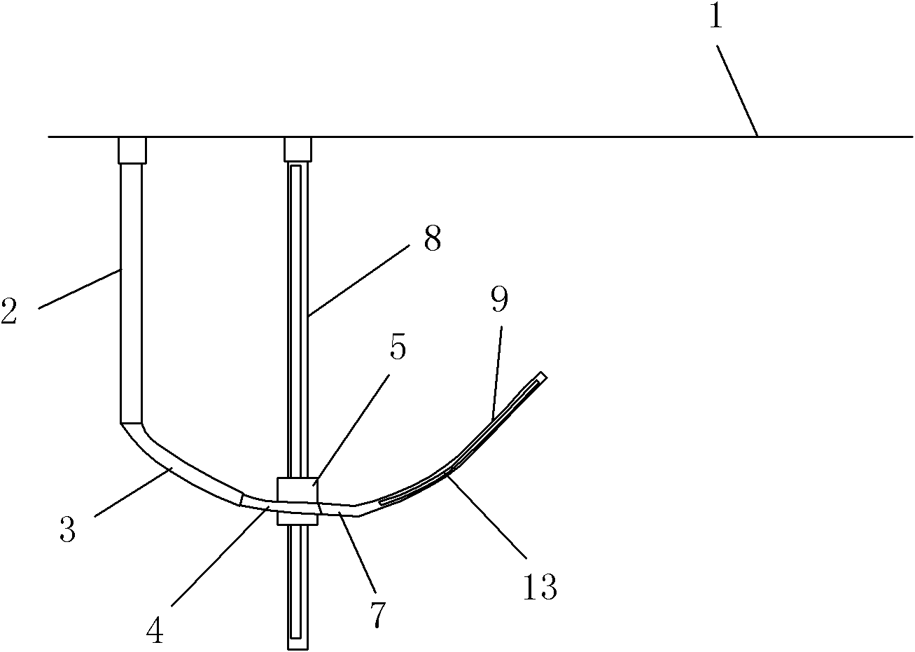 Construction process of multi-branch underground screen pipe