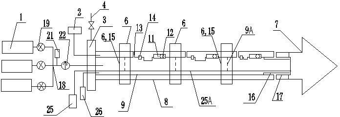 Gas drainage system and method for hyposmosis soft coal seams