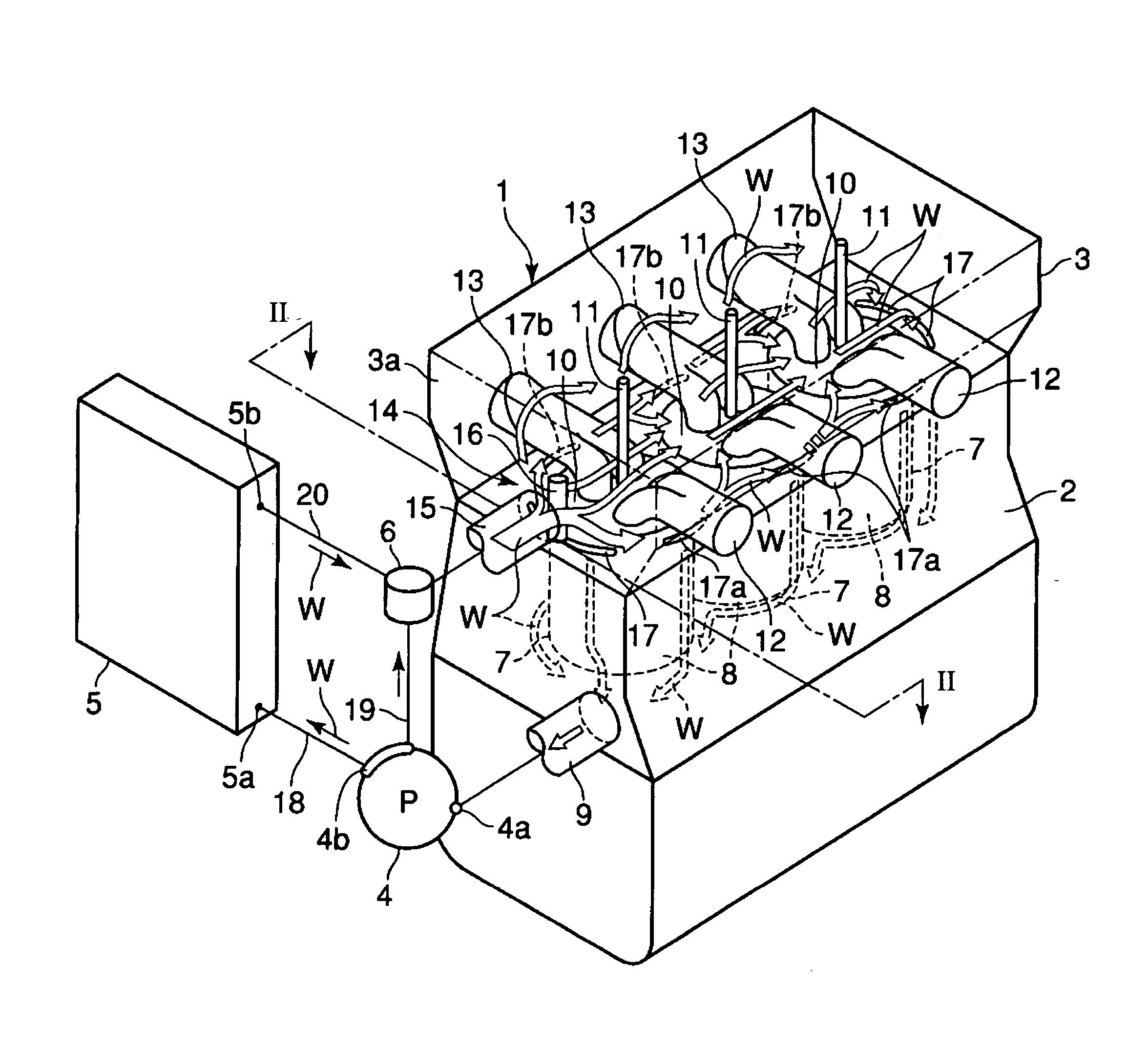 Cylinder head structure of engine