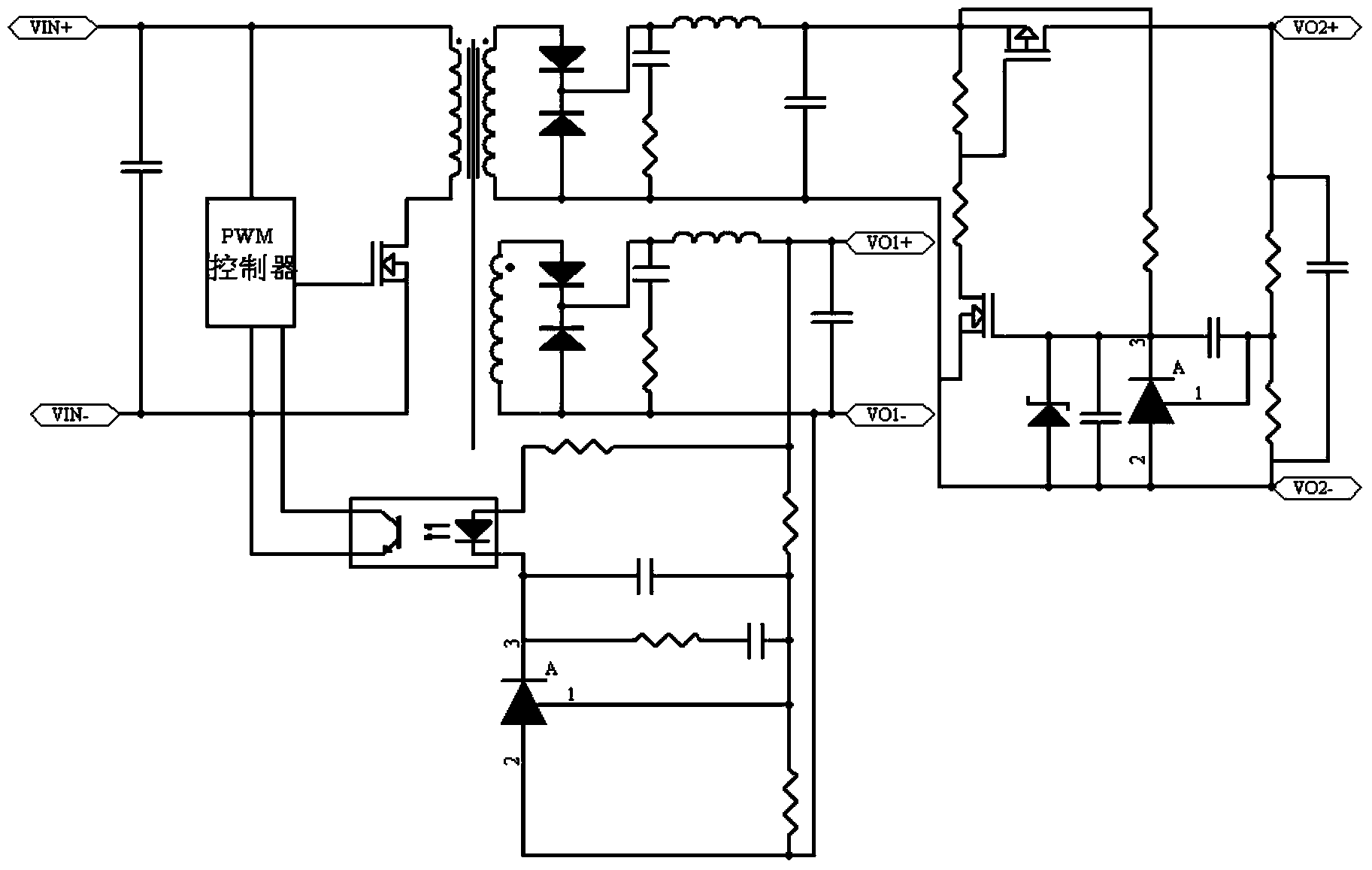 DC/DC converter capable of automatically adjusting minimum fixed output current in semi-control state