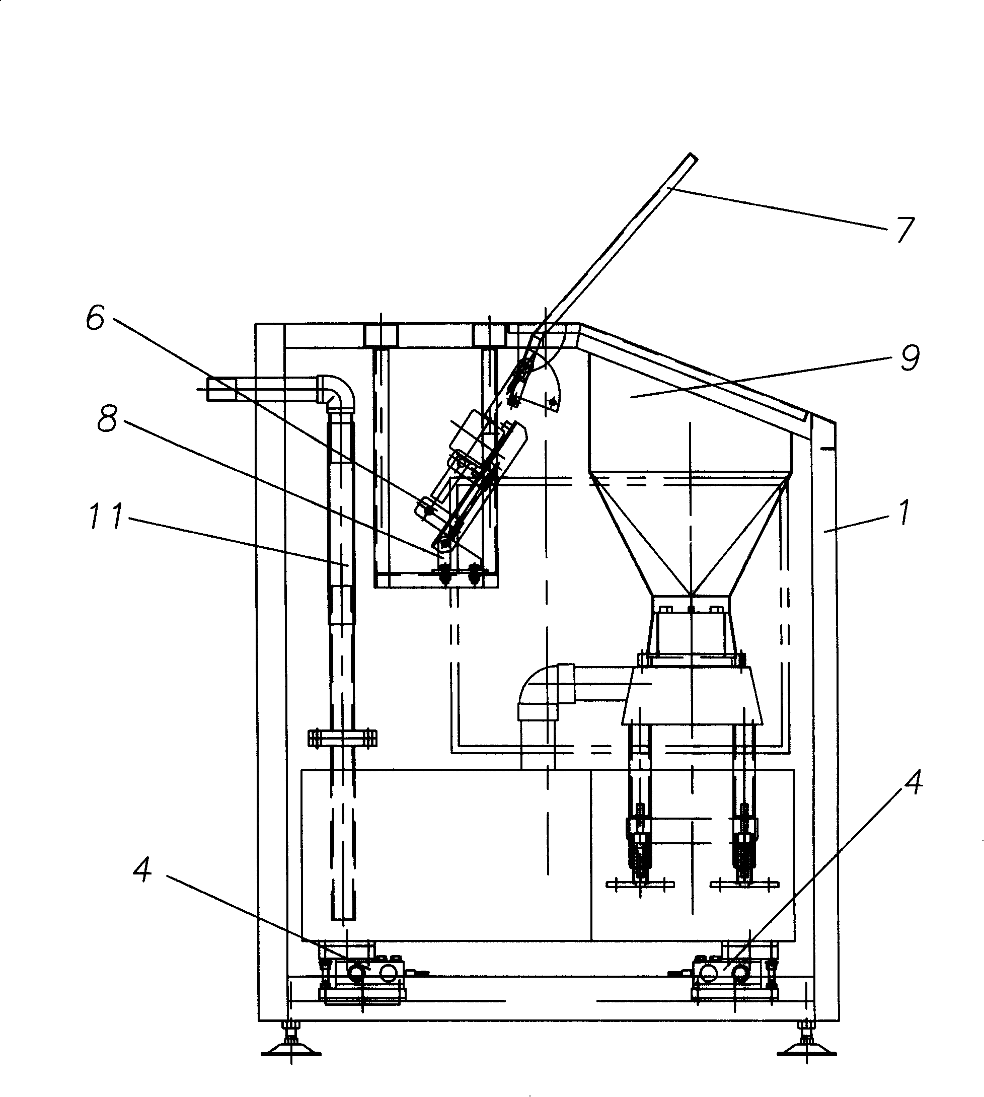 Organic refuse crusher