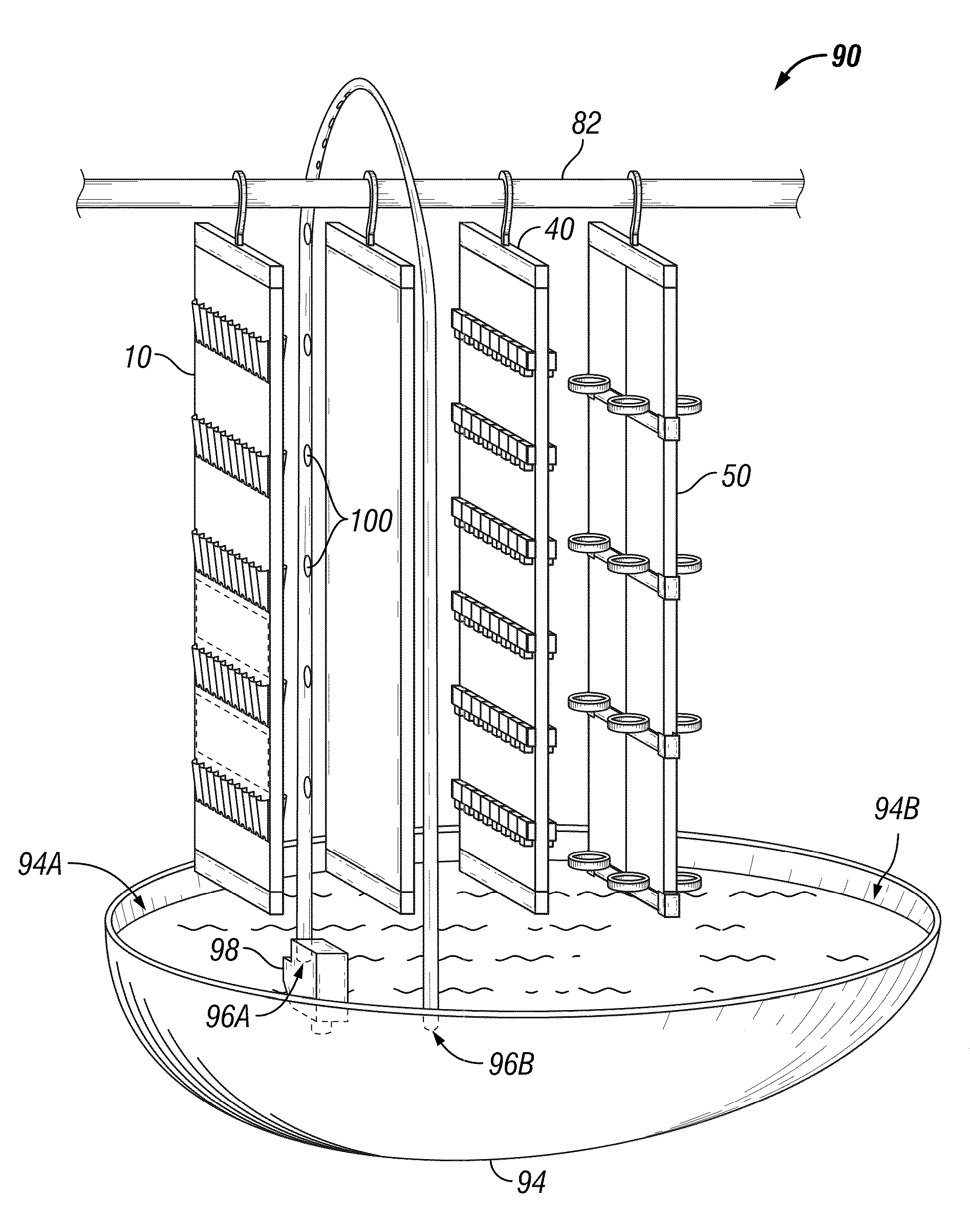 Plant growing assembly