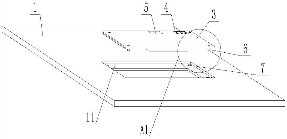 Office table mat with heating function and heating method