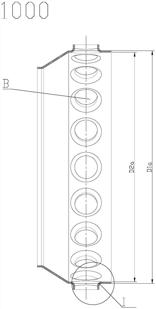 Correcting device for machining thin-wall cylinder parts