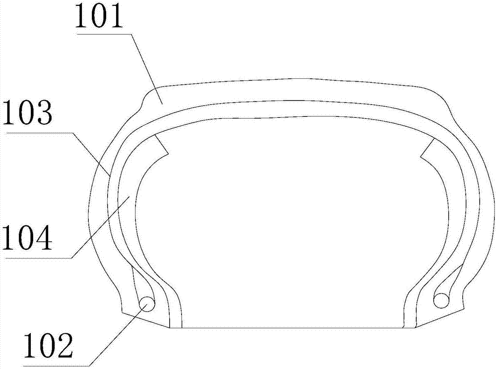 Automobile tire used for plateau environment