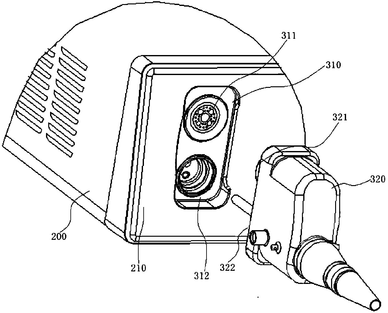 Endoscope connecting system and method, and endoscope system