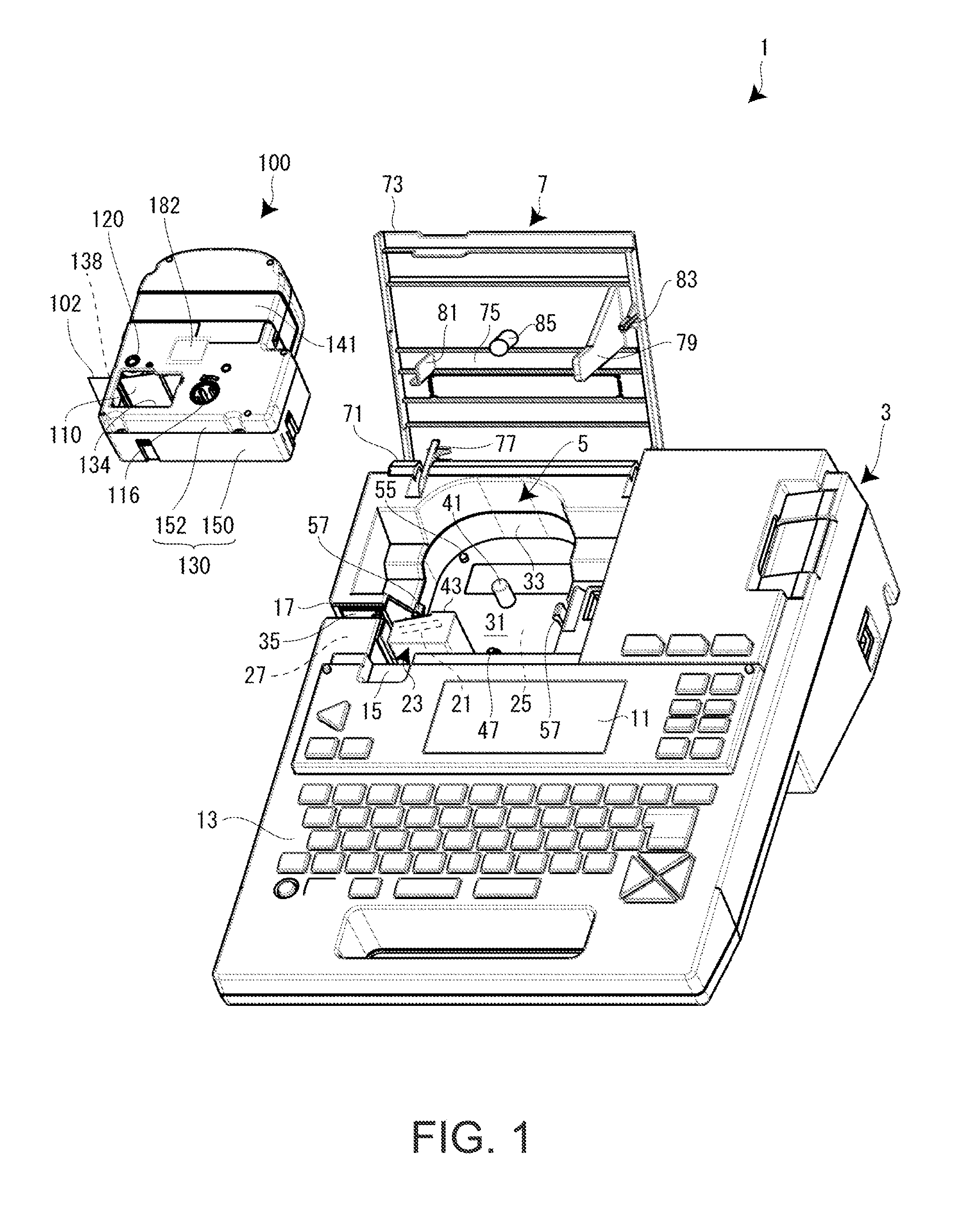 Tape cartridge and tape printing device