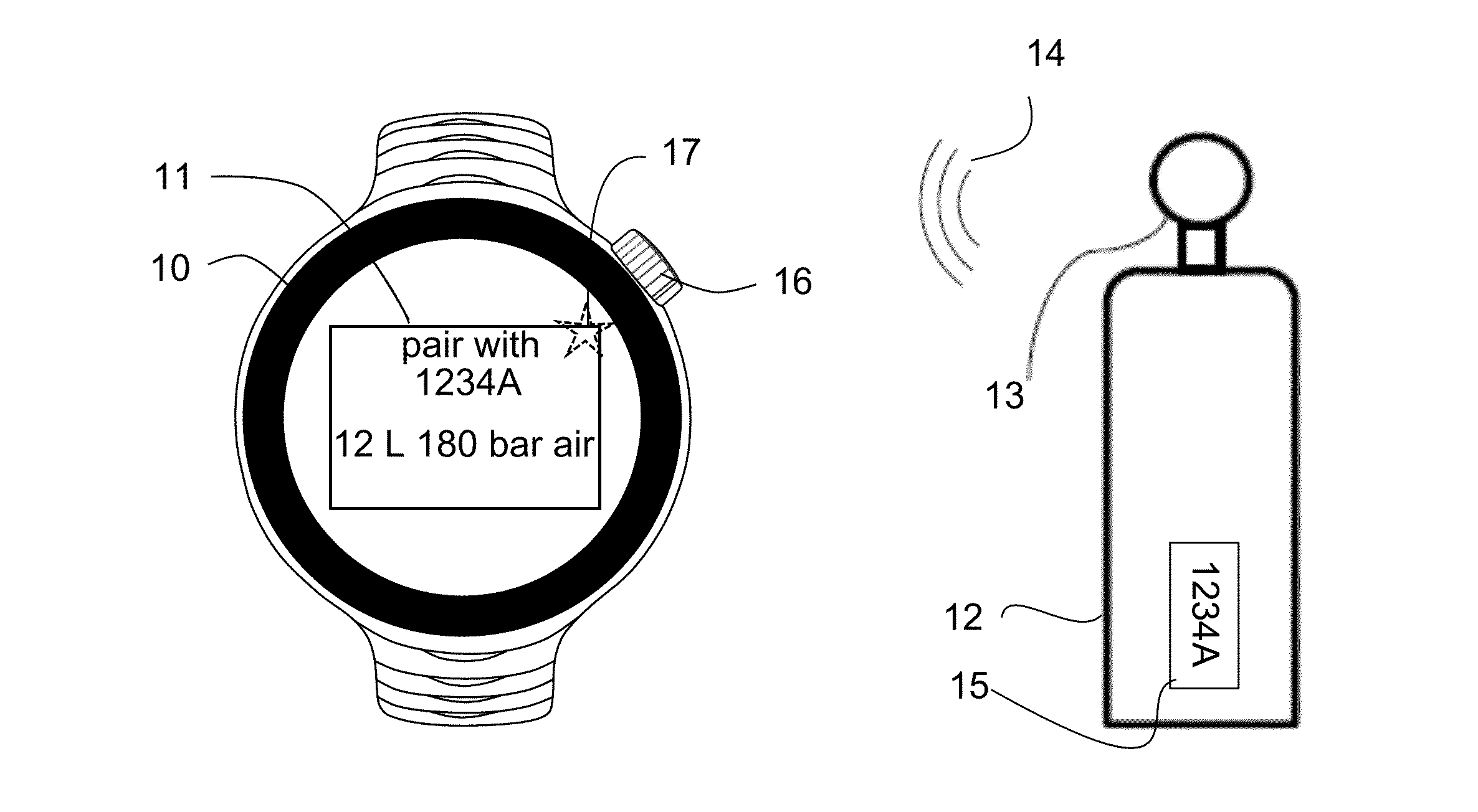 System and method for enabling a wireless device to communicate with a portable computer over an inductive link