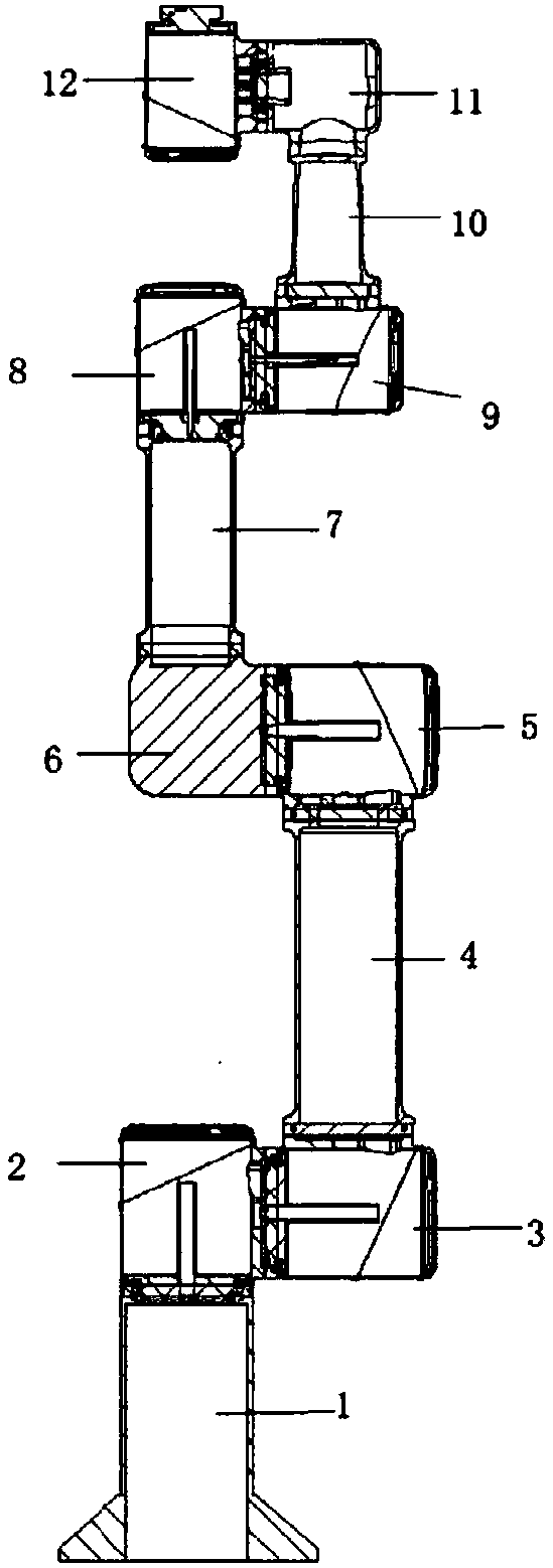 Robot of modular structure and control method of robot