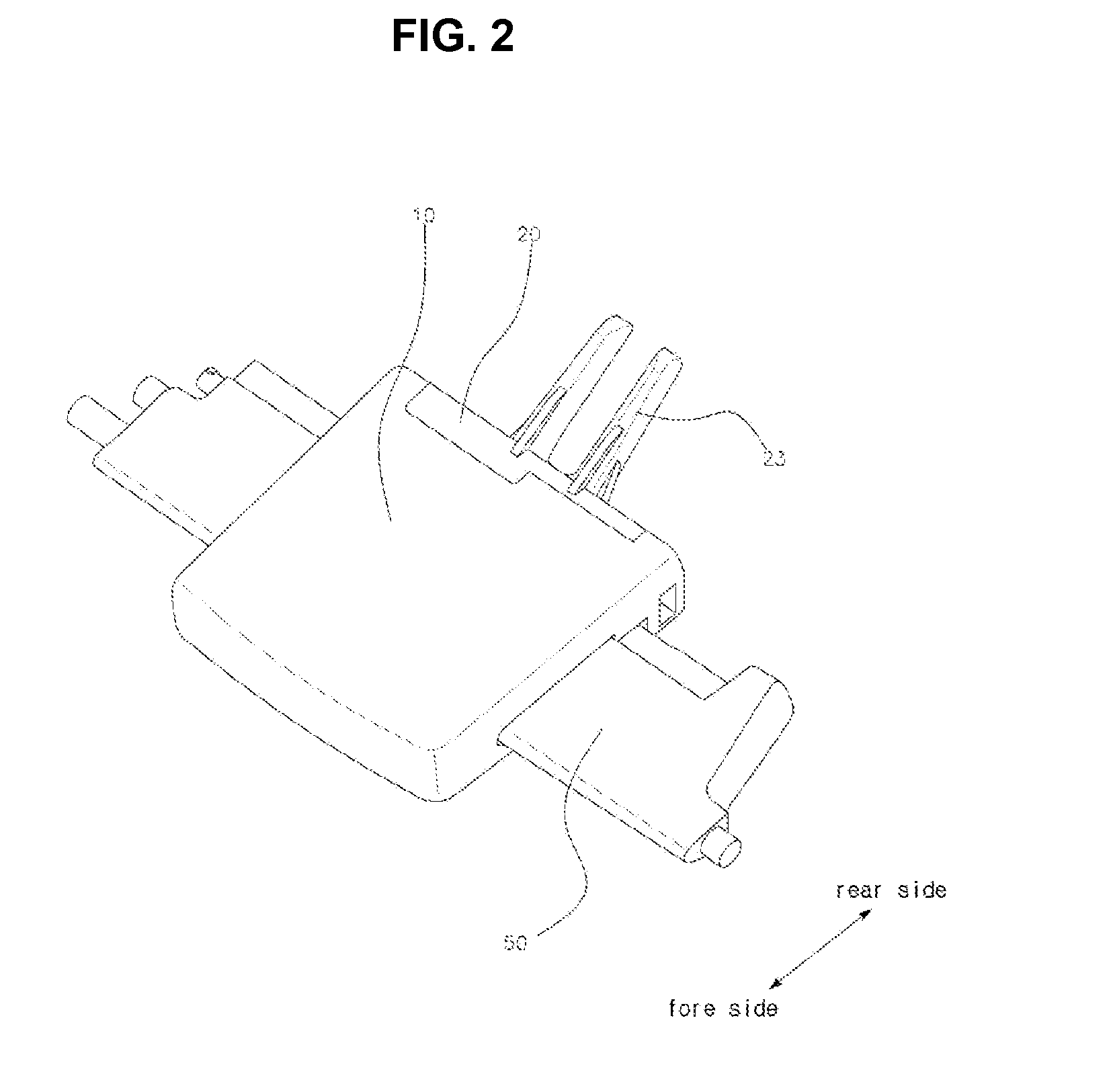 Structure of wing-knob for air vent