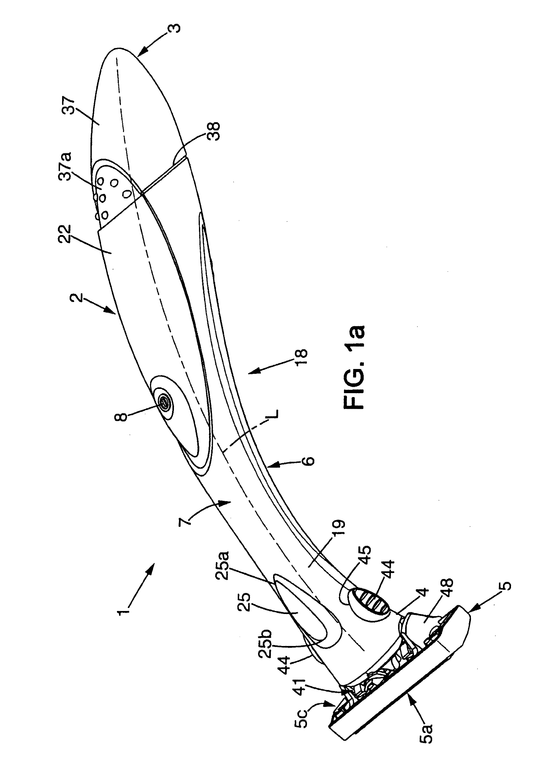 Vibrating wet shaver