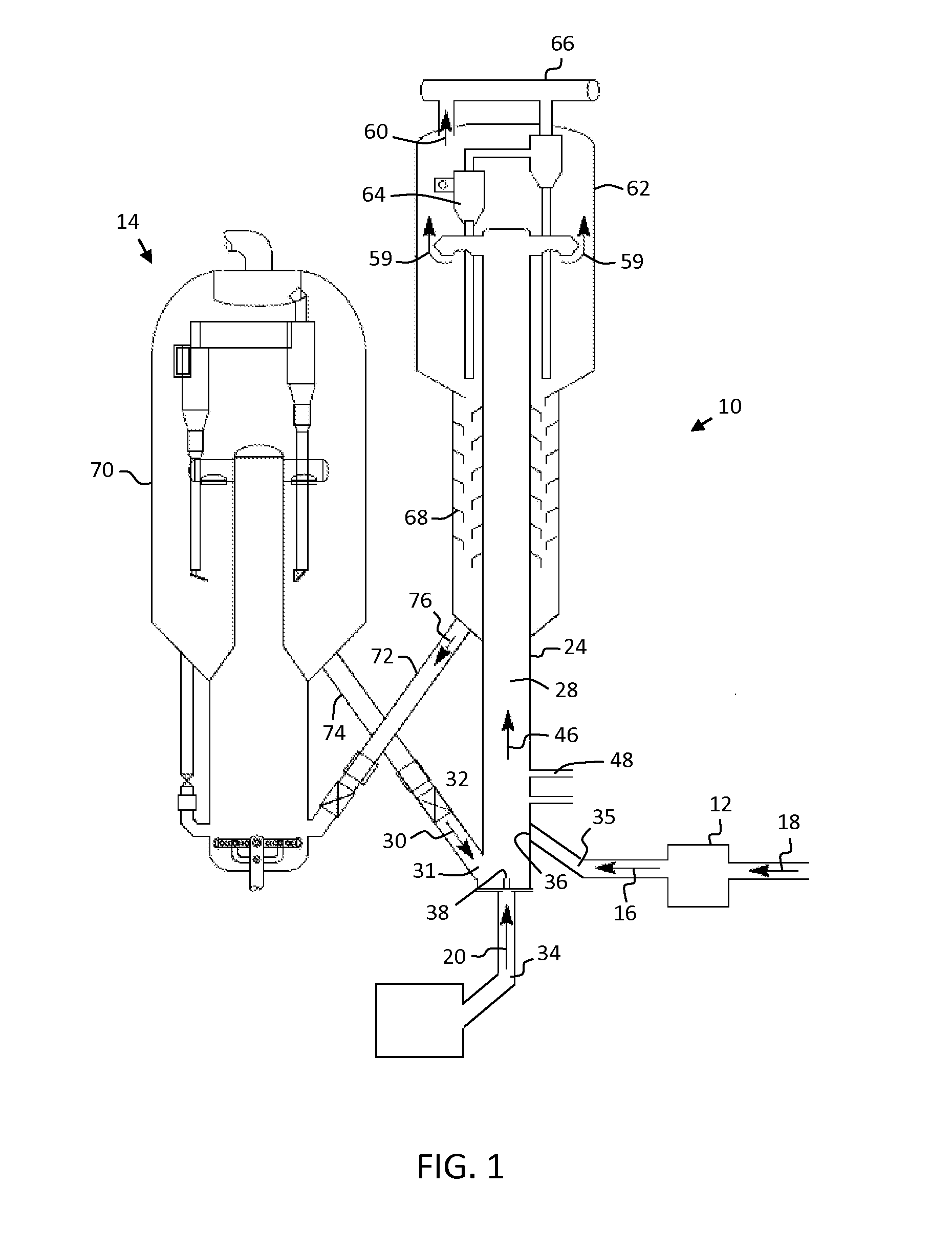 Fcc units, apparatuses and methods for processing pyrolysis oil and hydrocarbon streams