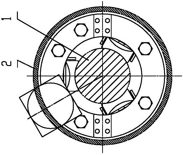 Gamma ray non-destructive testing cable concealed section detection device and method for realizing detection