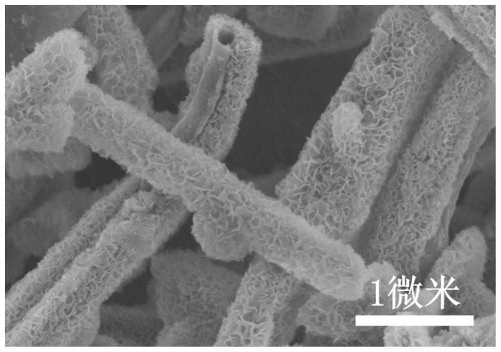 Cobaltosic oxide-nickel oxide double-layer mesoporous nanotube composite material as well as preparation method and application thereof