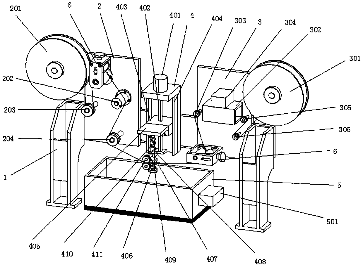 Impregnation equipment for yarn strengthening processing and use method of impregnation equipment