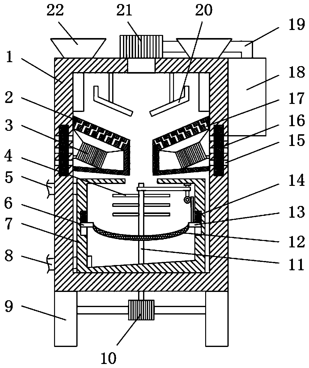 Seed screening device for agricultural planting