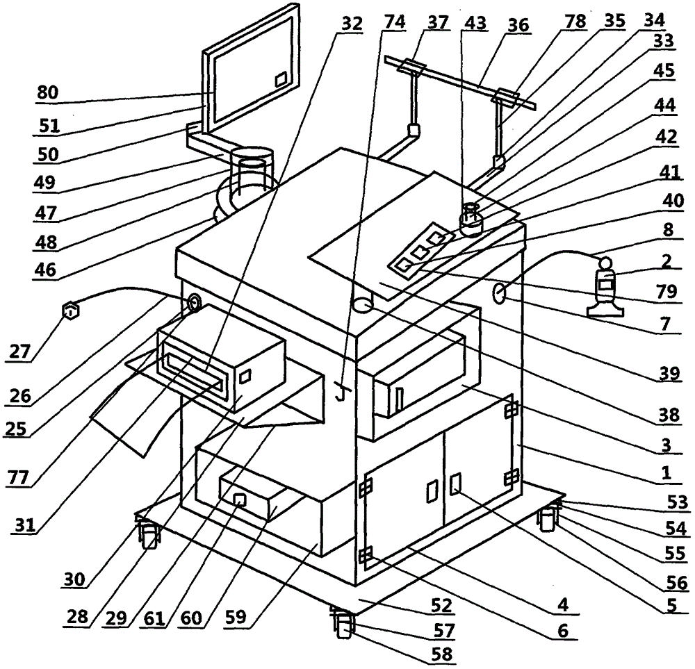 Four-dimensional color Doppler ultrasound monitoring device