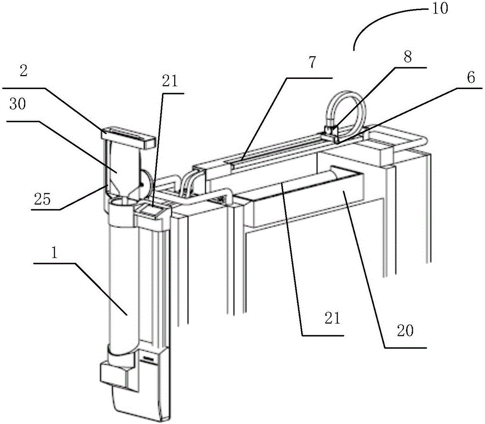 Transferring type automatic ink supply system based on flexibly-packaged ink