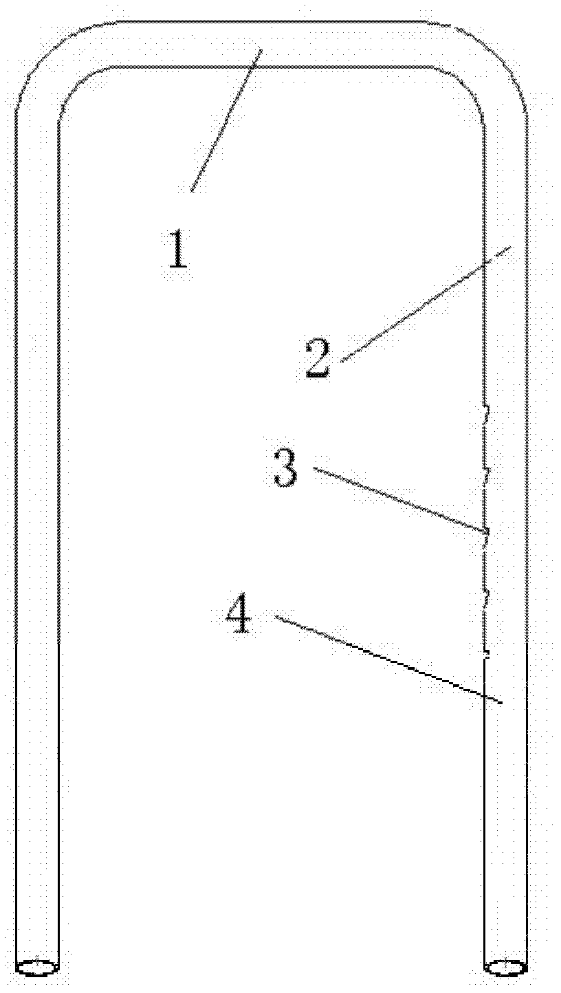 Lightweight fulcrum bar of headrest of automobile