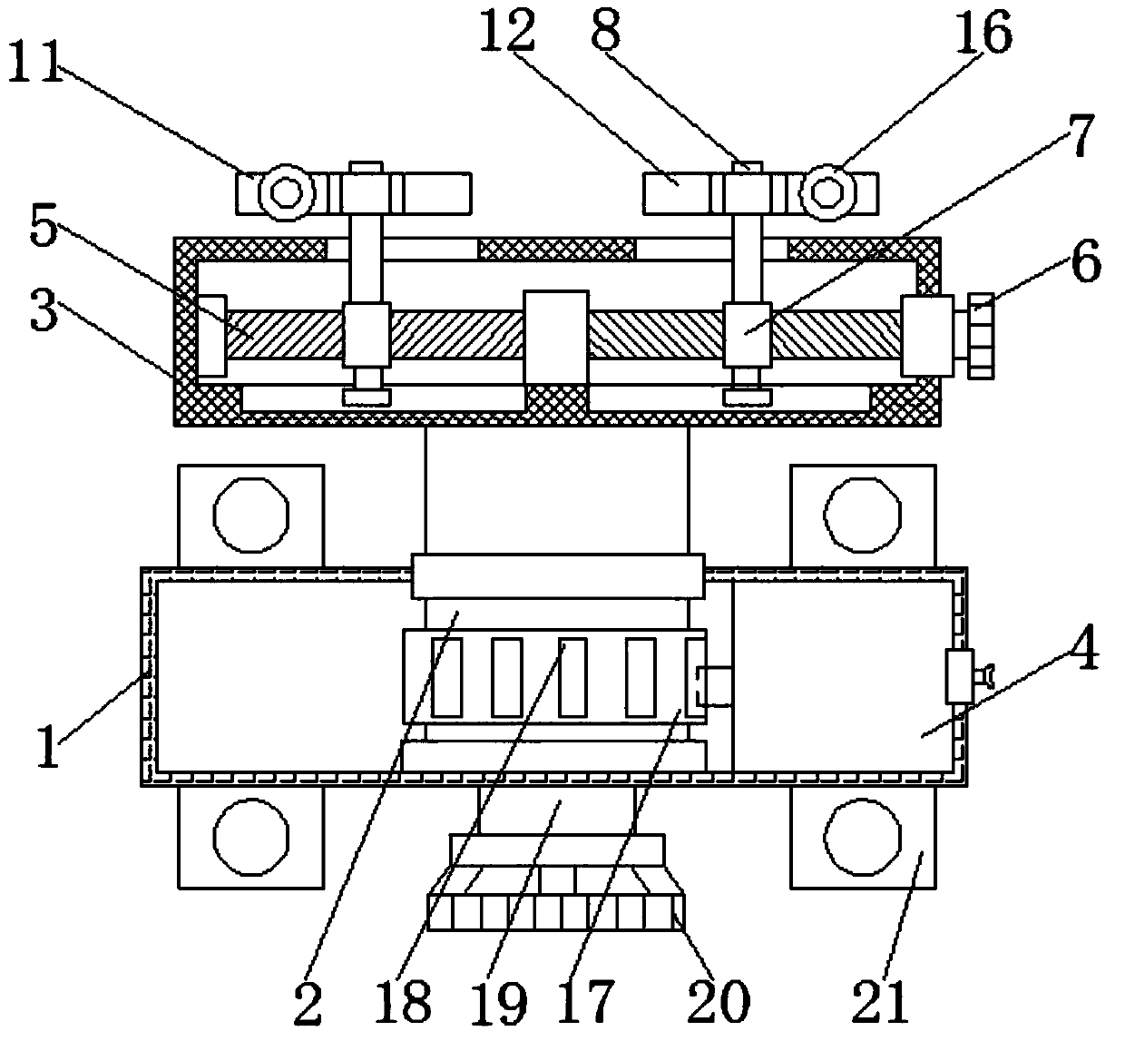 Electrical equipment hanging support convenient to use