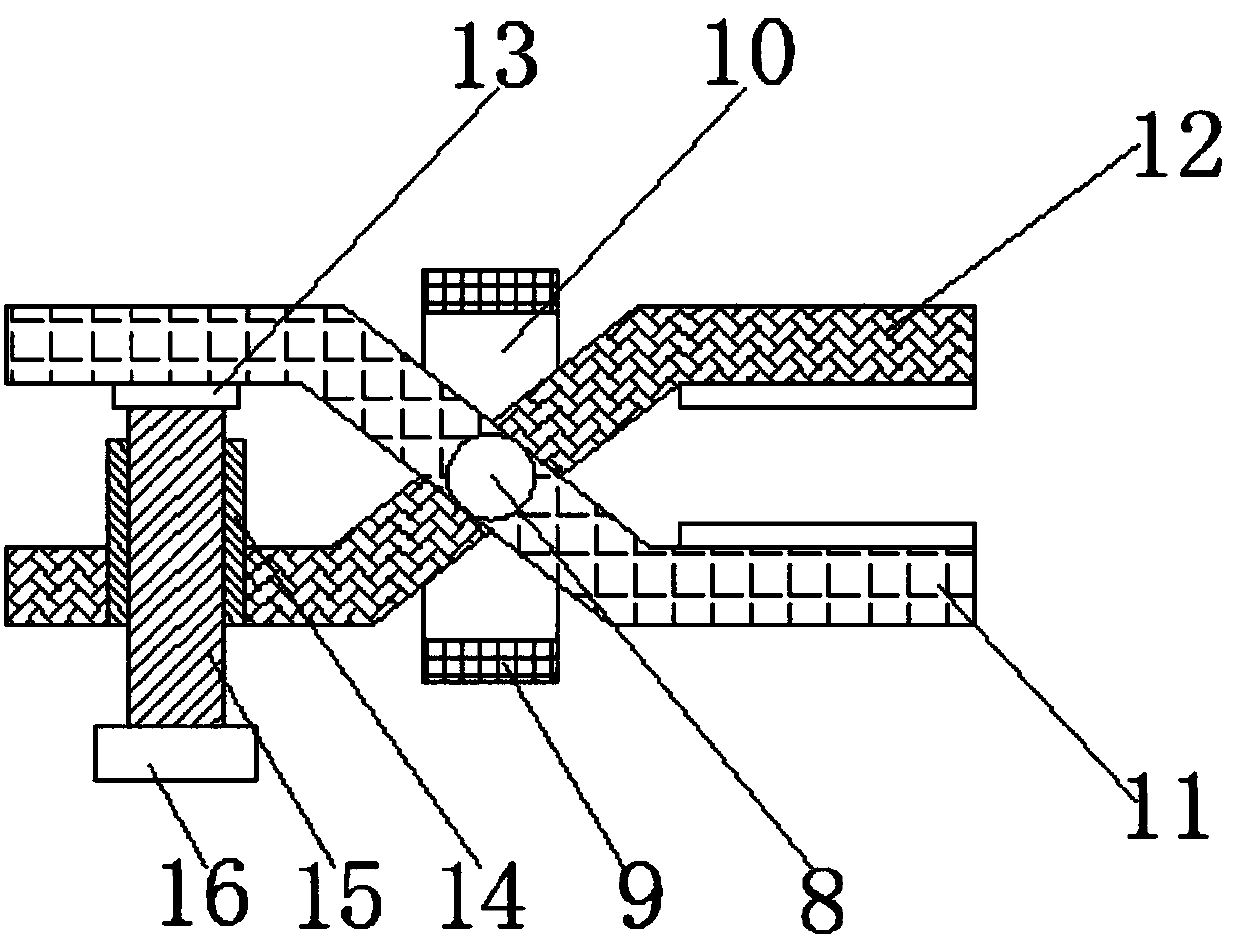 Electrical equipment hanging support convenient to use