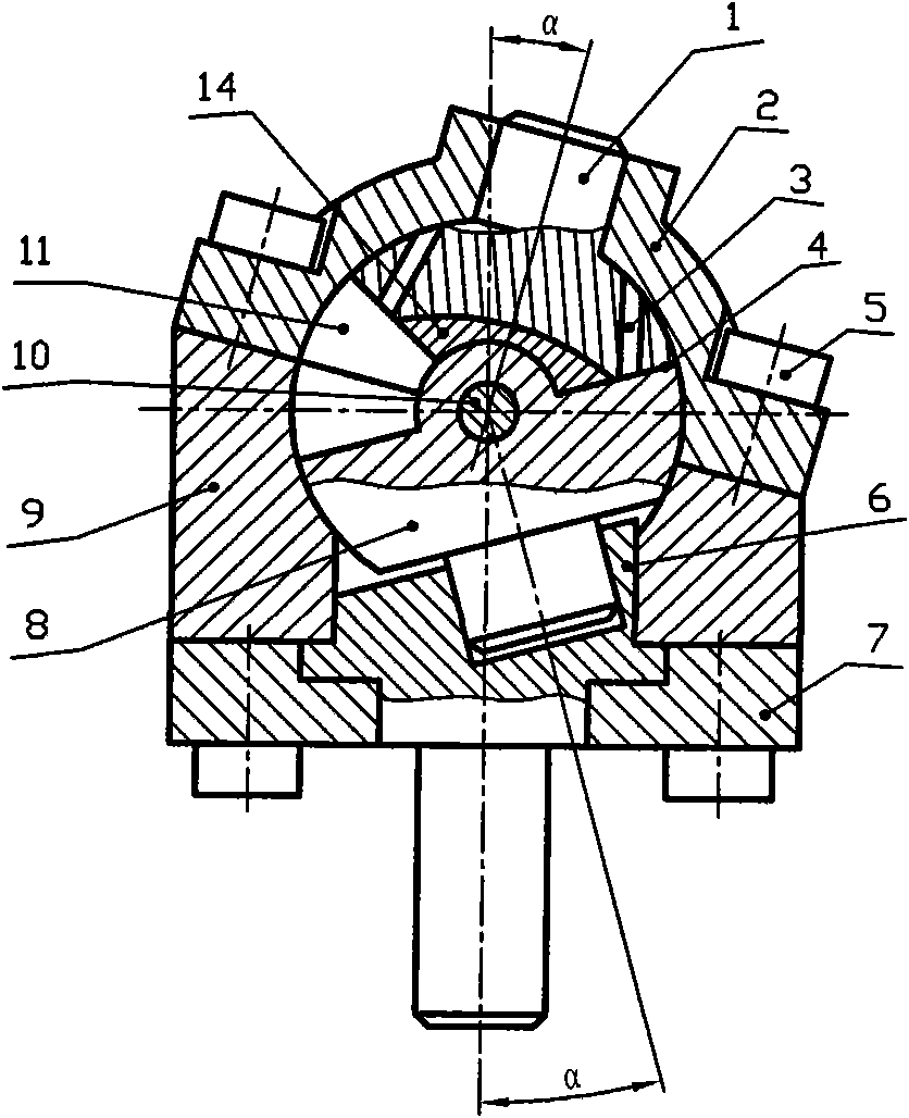 Automatical compensation mechanism for sealing clearance of hinges used for spherical compressor