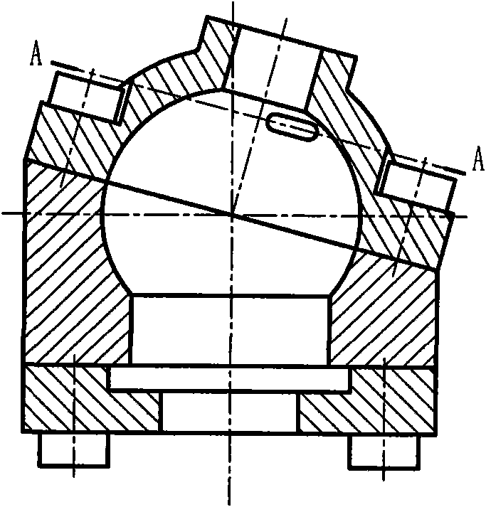 Automatical compensation mechanism for sealing clearance of hinges used for spherical compressor