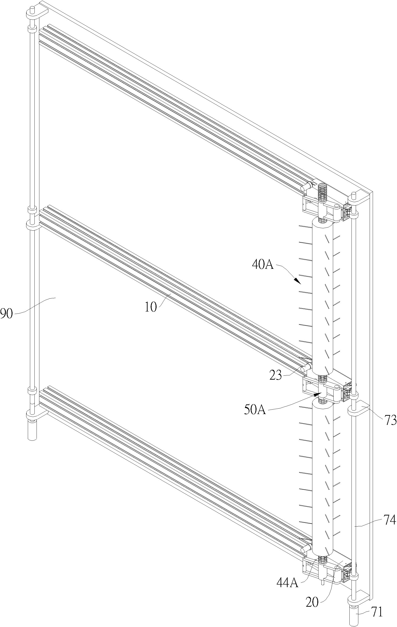 Wallboard automatic cleaning machine