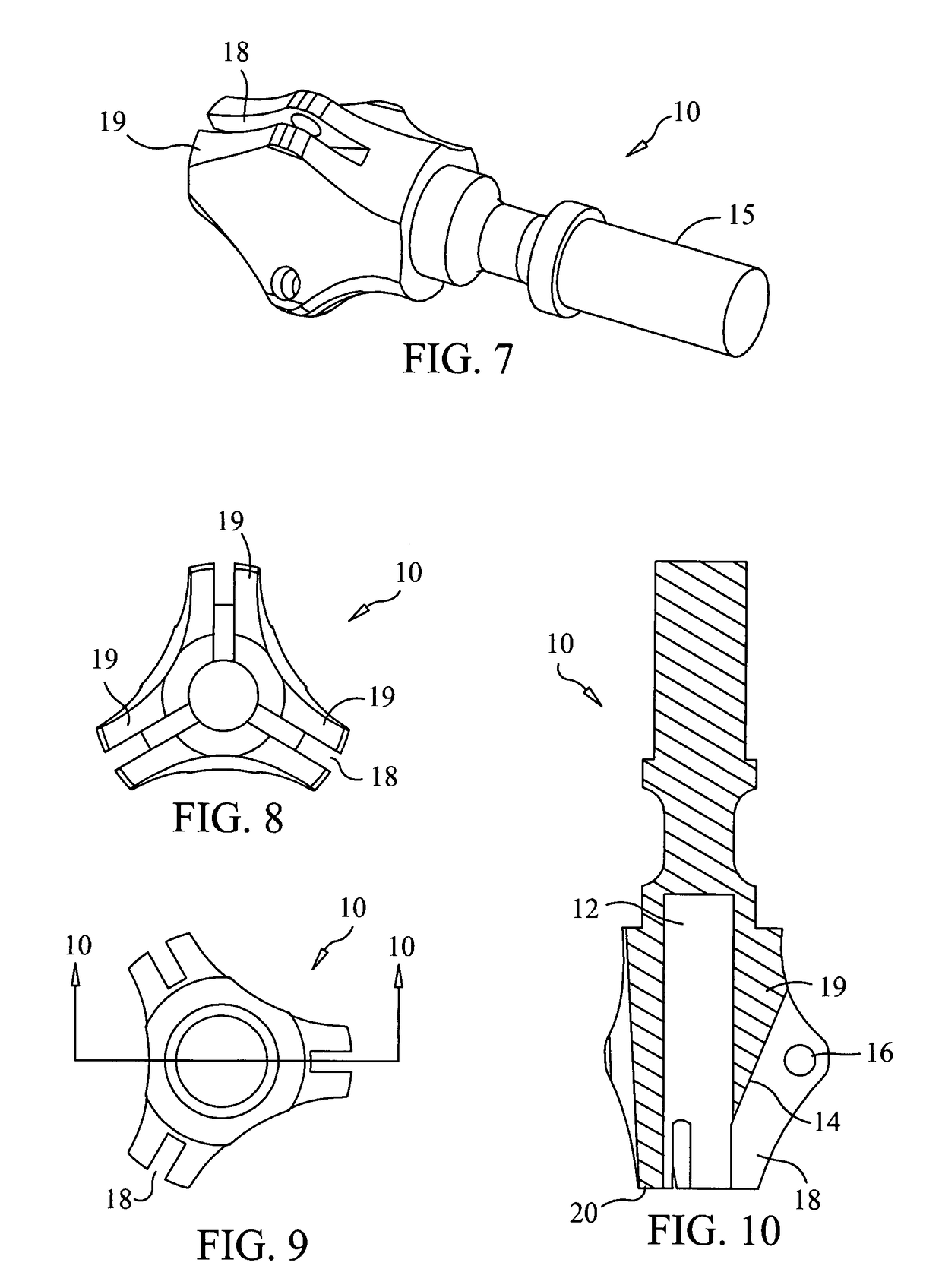 Expanding, exposed-blade arrow head