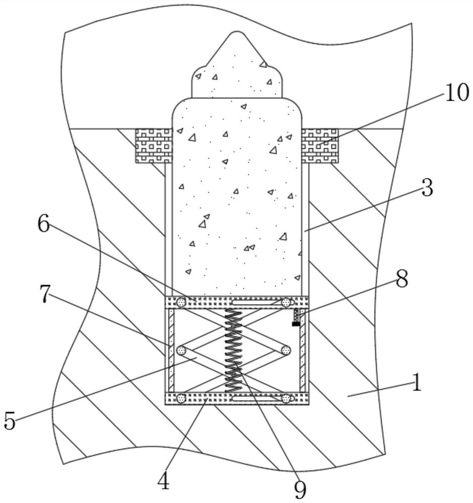 Cosmetic storage device based on gear transmission principle