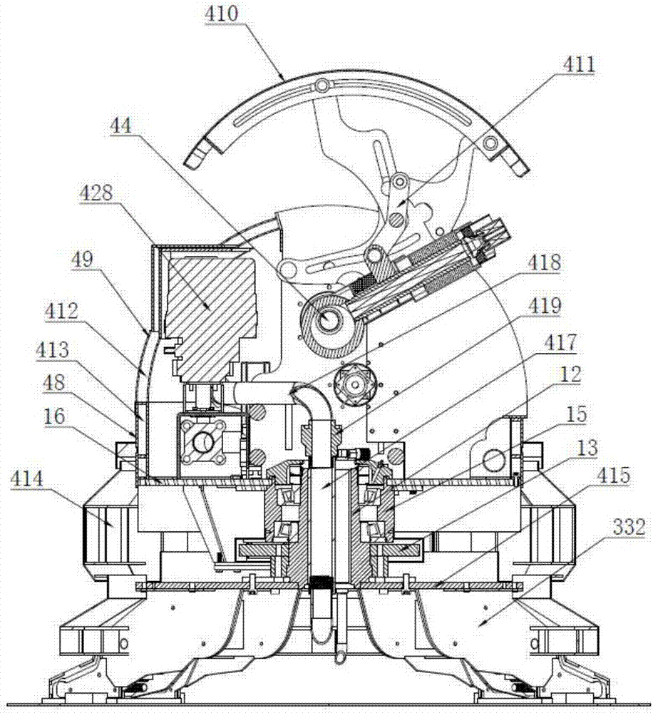 Rotation type fluid injection device