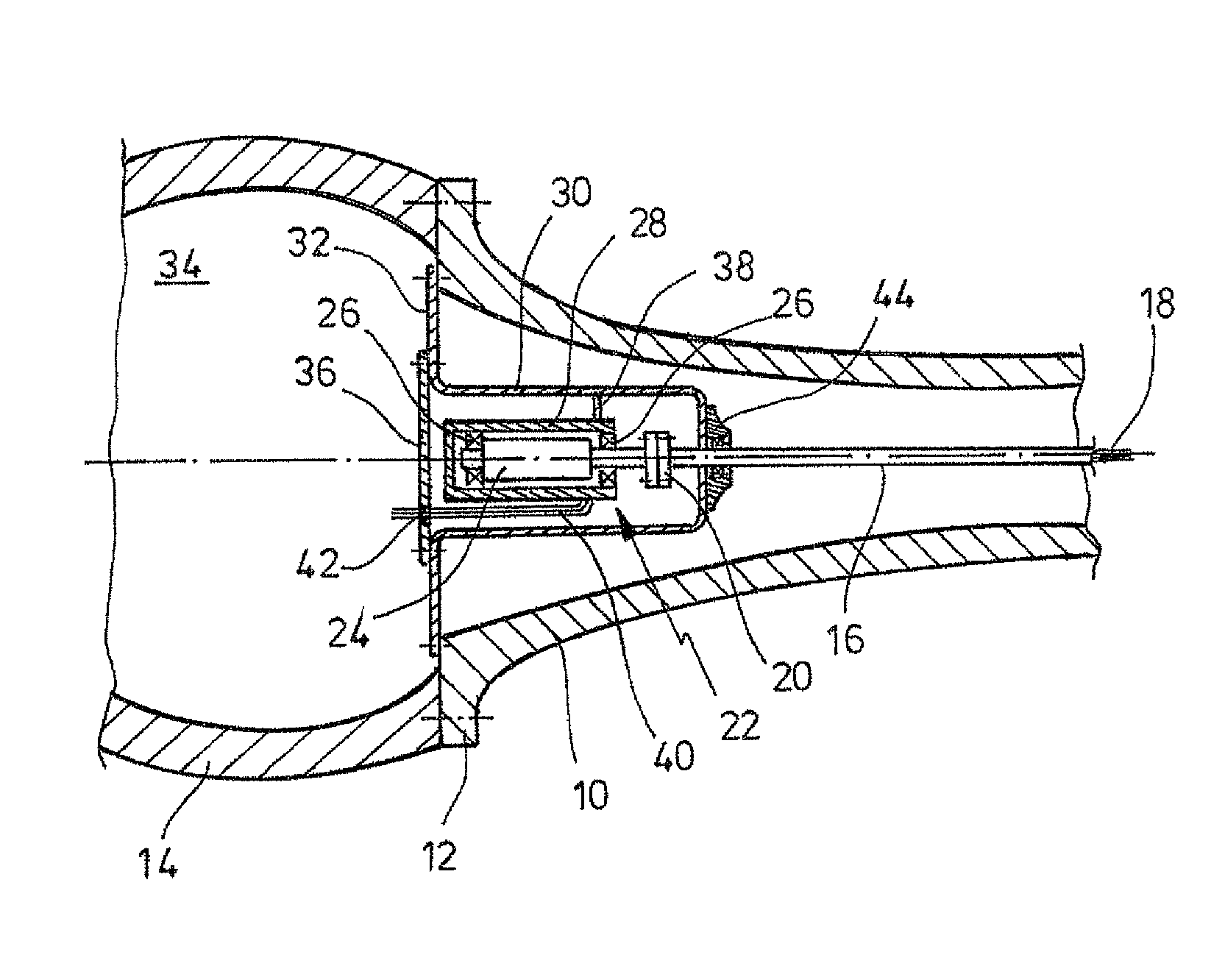 Rotor shaft for a wind energy plant and wind energy plant