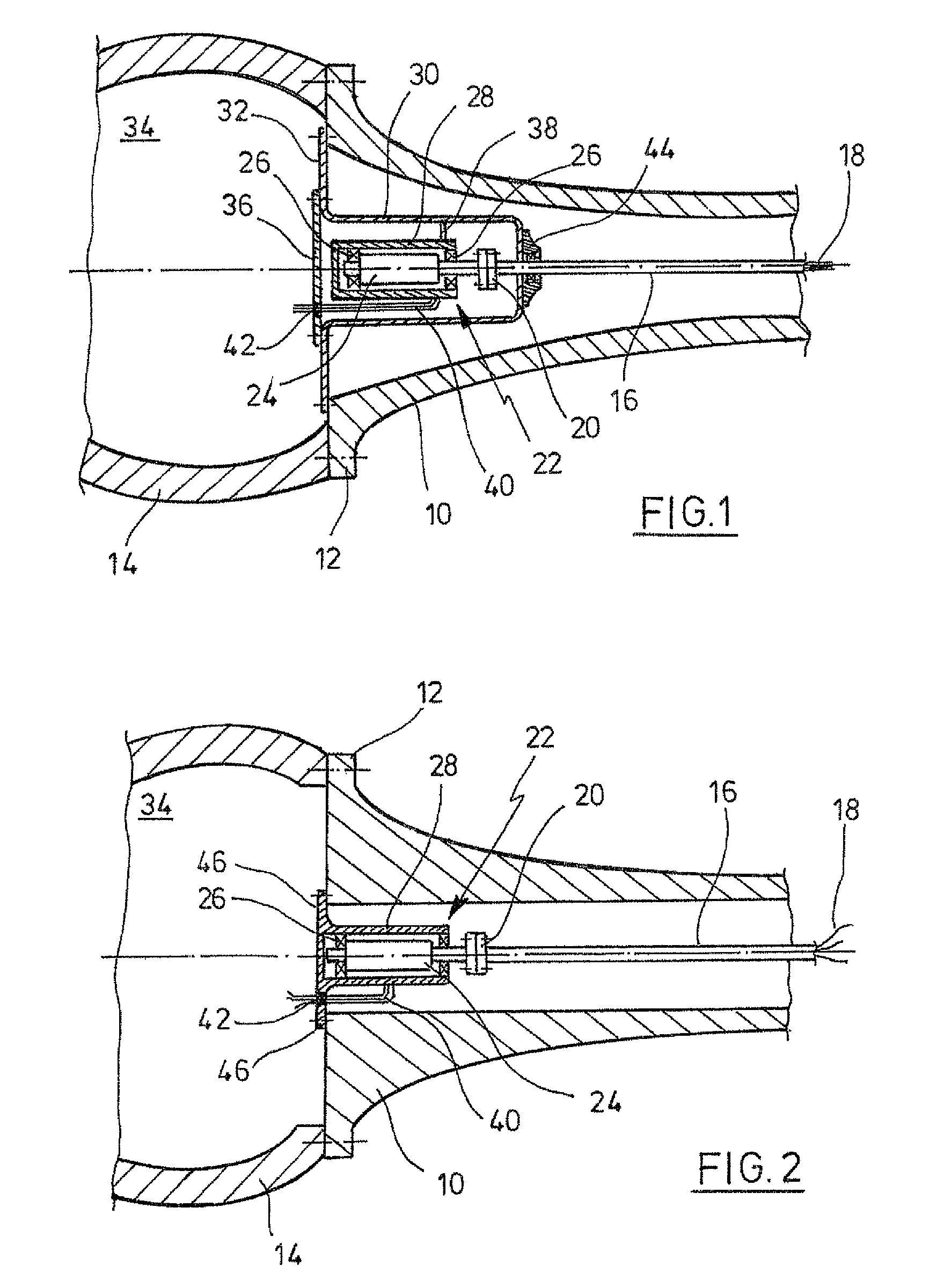 Rotor shaft for a wind energy plant and wind energy plant