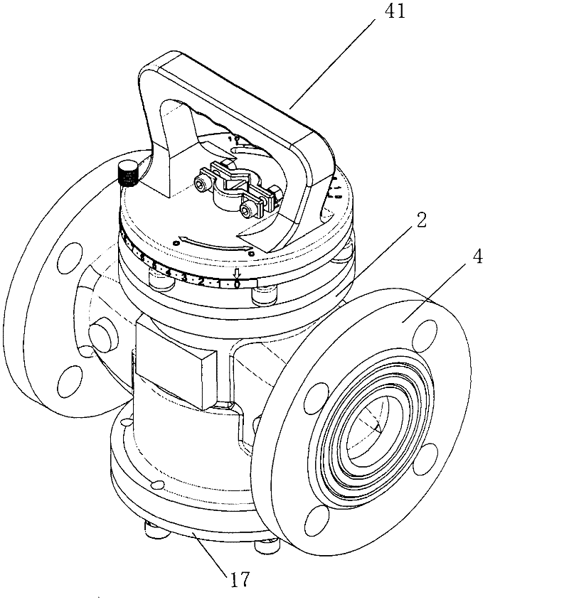 Membrane pressure type dynamic balance manual adjusting valve