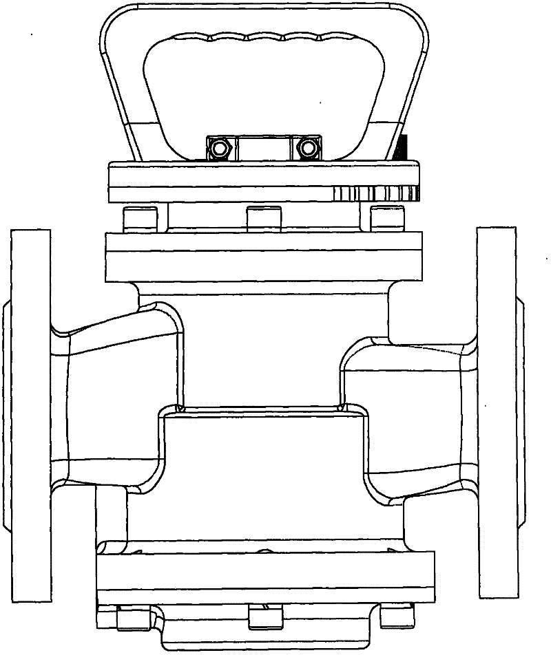 Membrane pressure type dynamic balance manual adjusting valve