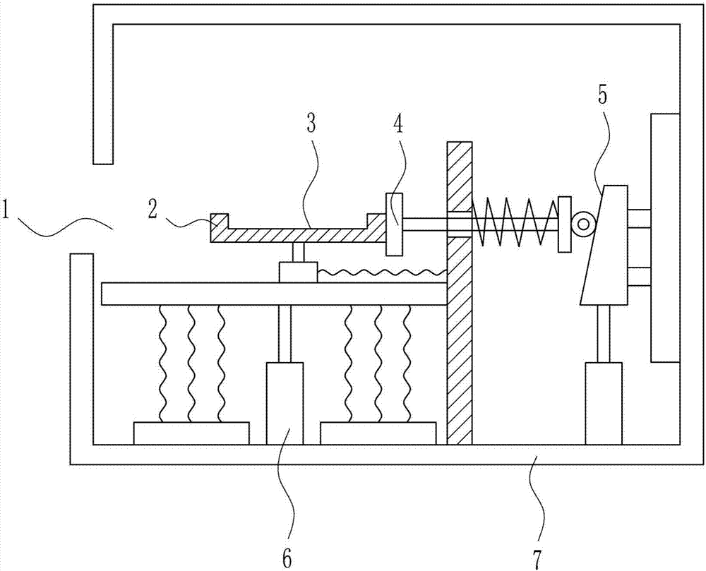 Stable storing and picking device for electronic element