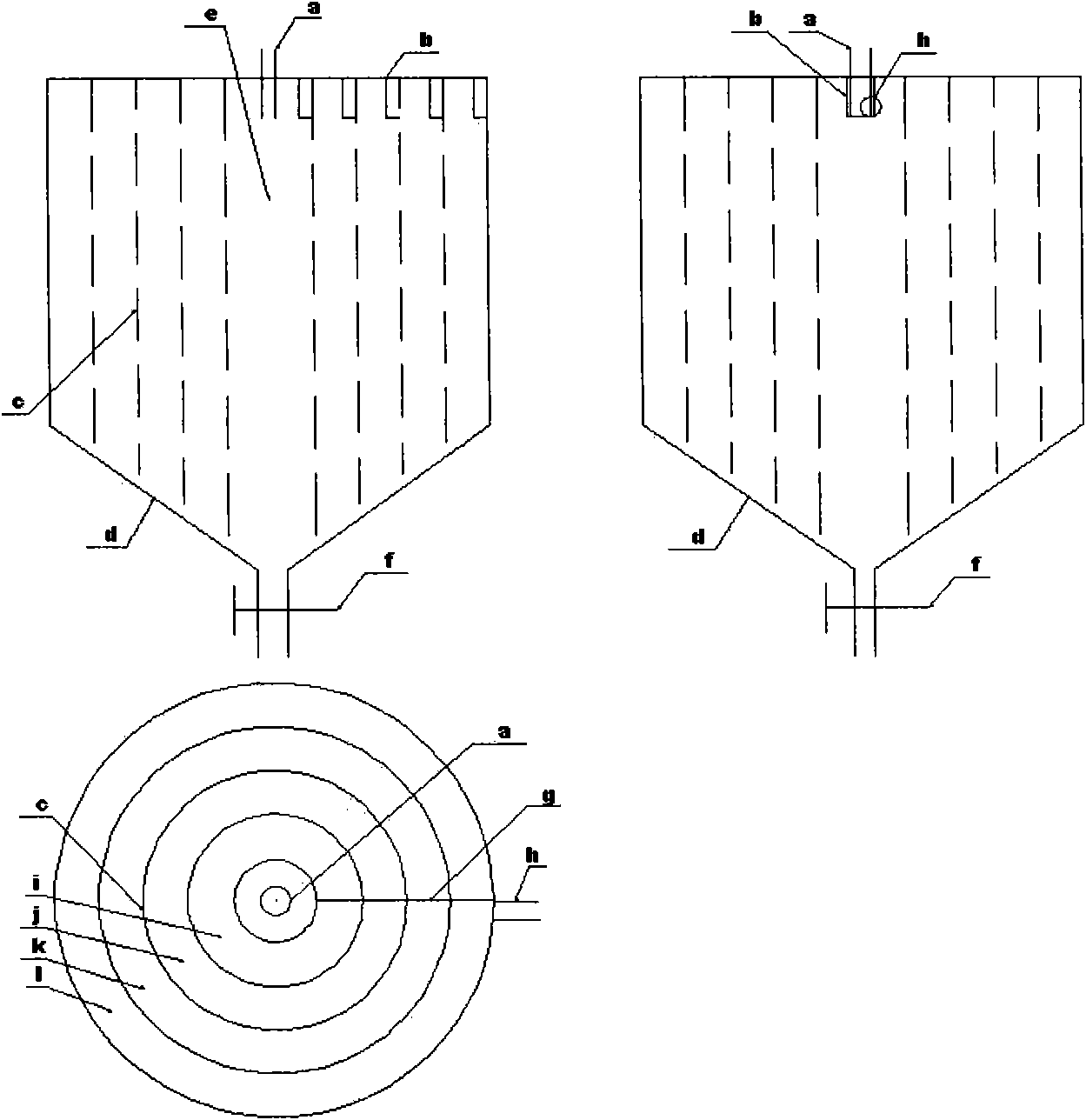 Method for treating high-concentration acidic wastewater containing phosphorus and fluorine