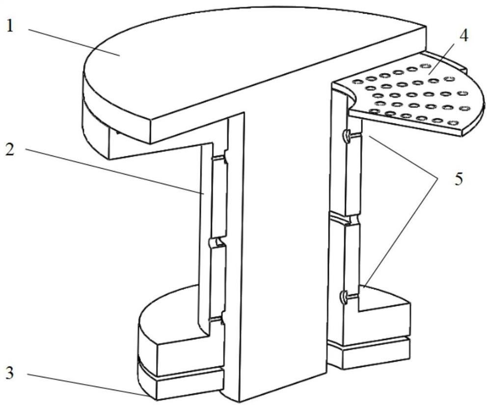 Air floatation thrust bearing based on axial dense ball suction loading