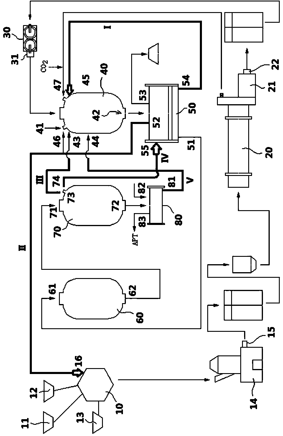 Metallurgical technology with multiple closed cycles for tungsten mineral raw materials